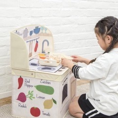 サリュ　おままごとキッチン収納の画像