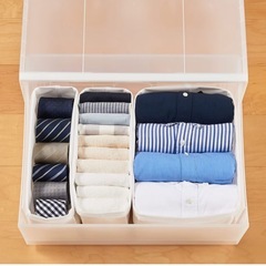 無印良品 ポリプロピレンケース 2個の画像