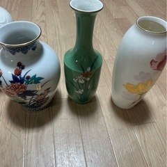 ②昭和レトロ 花瓶 七宝焼？ まとめ売り　片付け品の画像
