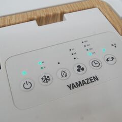 2022年製 YAMAZEN コンパクトクーラー YEC-M03 ホワイト 木目調 動作確認済み 山善 スポットクーラー 札幌市 清田区 平岡の画像