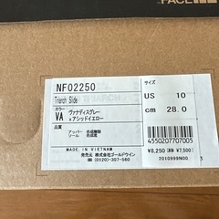 THE NORTH FACE アーチスライドサンダル　
グレー✖️イエロー28センチの画像