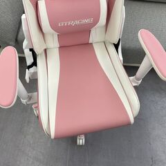 GTRACING ゲーミングチェア 身長150-180cｍ ワークチェア PCチェア ピンク 札幌市手稲区の画像