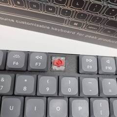 【美品】Keychron K1 Max K1M-H1 ワイヤレスメカニカルキーボード〈赤軸〉の画像