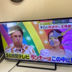 TV Panasonic パナソニックTH-43E300 43インチ リモコンあり2017