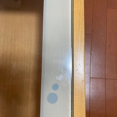 テーブル木製　ガラス　収納の画像