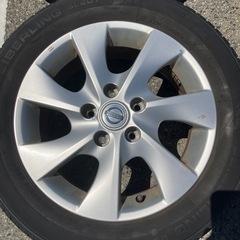 日産純正  ホイール　C26セレナ　国産 195/60R16 バリ溝】ニッサン C26 セレナ ハイウェイスター 後期 純正 16in