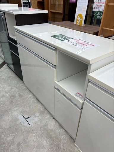キッチンカウンター（引取の方は大幅値下げします) 表示価格より20%OFF】キッチンカウンター (良品買館アウトレット