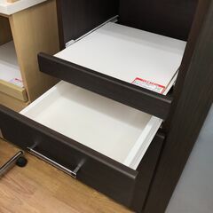 ★リユースのサカイ春日部店★KJ11115 ニトリ レンジ台 ダークブラウン H115×W120×D40 クリーニング済みの画像