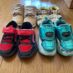 【14〜15cm】子ども靴 4足セットの画像
