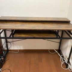 ヴィンテージ調  
パソコンデスク　120×50×76の画像