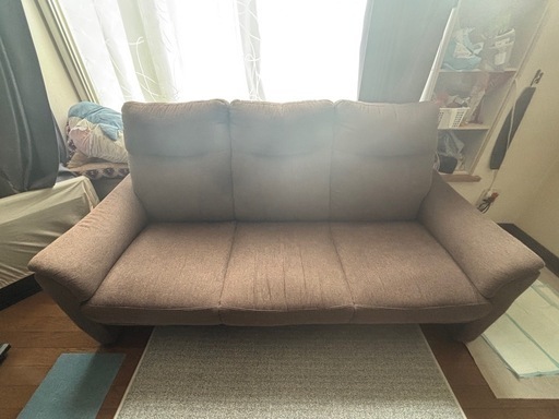 3人掛けソファ(ブラウン)ニトリ