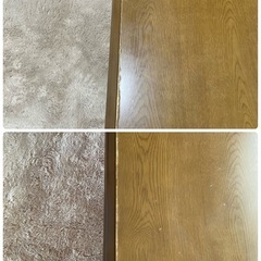 こたつ兼テーブル　こたつ布団の画像
