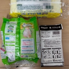 介護用おしりふき　オムツ　消臭ポリ袋の画像