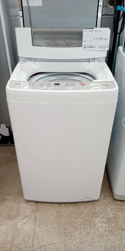 ★リユースのサカイ高崎店★TJ12355 AQUA 洗濯Kい 6ｋｇ 21年製 動作確認／クリーニング済み