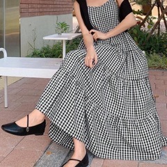 ワンピース〈ロングフレア〉の画像