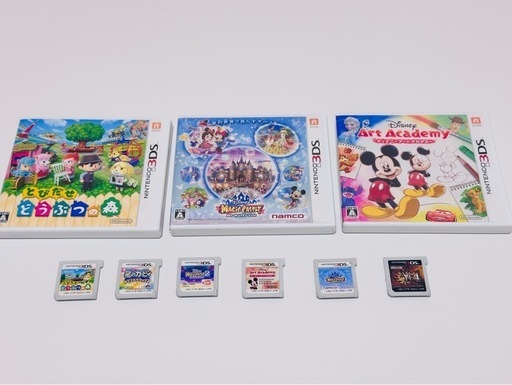 断捨離出品 3DS・DSソフト21本セット 人気作多数 マリオ/とび森/妖怪等 3DSソフト6本セット(とび森・カービィ・ディズニー・モンハン4