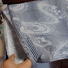 浴衣　白地・男性向けの画像