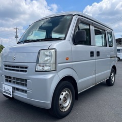 総額29.8万円 スズキ エブリィバン PA 車検8年11月 5万キロ台 5MT 切り替え式4WD ハイルーフ カーラジオの画像
