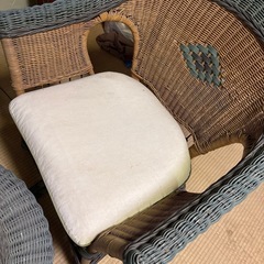 ラタン家具　テーブル　椅子セット
の画像