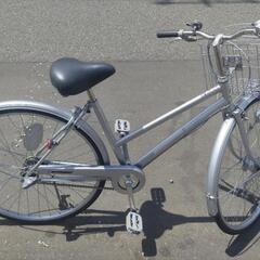 27インチ 🚲 中古 自転車 13,800円 🔁3段切替 🔑鍵新品 💡オートライト付 新規防犯登録料コミ 866の画像