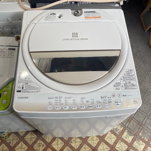 TOSHIBA　6㎏全自動洗濯機　2015年製　AW－6G2　一か月保証付き　【リサイクルショップ道楽屋】