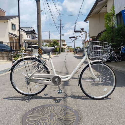 小さめ２４オートライト付きママチャリ愛知県限定手渡のみ名古屋市市西区北区配送無料 小さめ24オートライト付きママチャリ愛知県限定手渡のみ名古屋