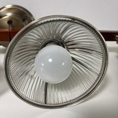 4灯シーリングライト 木製 ゴールド ガラス mw0511の画像