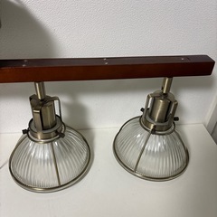 4灯シーリングライト 木製 ゴールド ガラス mw0511の画像