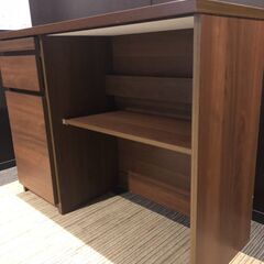【展示品・未使用品】キッチンカウンター ゴミ箱収納付き キッチン収納💳自社配送時🌟代引き可💳※現金、クレジット、スマホ決済対応※【送料に設置込】の画像