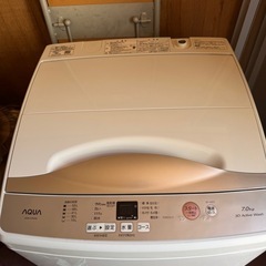 洗濯機　AQUA 2024年製の画像