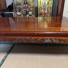 木目　レトロ　ローテーブル
の画像