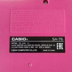 0731-195 電子キーボード CASIO SA-76の画像