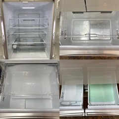 I367 🌈 ジモティー限定価格！ TOSHIBA 6ドア冷蔵庫（458L 観音開き） ⭐ 動作確認済 ⭐ クリーニング済の画像