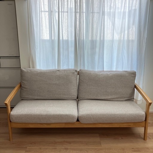 【お譲り先確定】3人掛け ソファ　北欧