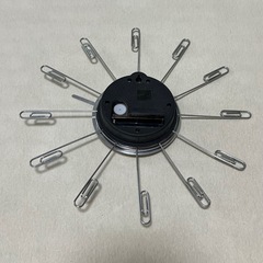 クリップ時計の画像