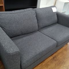 ★リユースのサカイ水戸店★IKEAソファ2人用紺H82×D80×W160クリーニング済みMT5062の画像