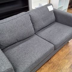 ★リユースのサカイ水戸店★IKEAソファ2人用紺H82×D80×W160クリーニング済みMT5062の画像