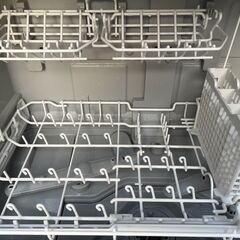 パナソニック 食器洗い乾燥機 NP-TSK1-H グレー 2021年製の画像