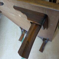 【実家整理】木製ローテーブルの画像
