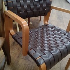 ★リユースのサカイ水戸店★ArfiexチェアーブラウンH×D×Wクリーニング済みMT5065の画像