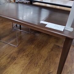 ★リユースのサカイ水戸店★ダイニングテーブルブラウンH59.5×D80×W120クリーニング済みMT5066の画像