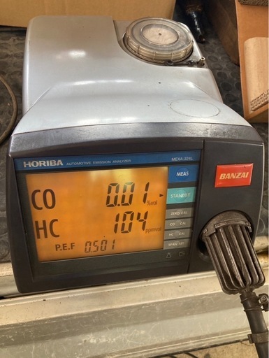 値下　排ガステスター　バンザイ　検査機器　ホリバ　車検、認証工具