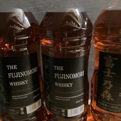4本セット!!富士乃森 ザ フジノモリ ウィスキー 4000ml (FUJINOMORI WHISKY) 4L 37度 日本 国産 ブレンデット ウイスキー 4リットル 、京都赤酒ばくだんの画像