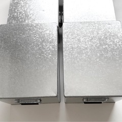 無印良品 トタンボックス 大2個 小4個セットの画像
