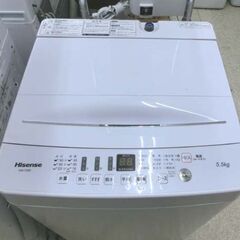 5.5Kg 洗濯機 2020年製 ハイセンス HW-T55D Hisense 札幌 西野店の画像