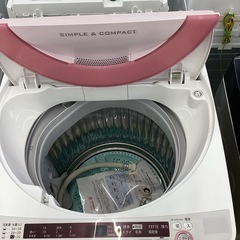 🧺春日市🧺6kg洗濯機🧺SHARP🧺シャープ🧺ピンク🧺3〜4人用🧺2015年製🧺ES-GE60P🧺定価37,000円🧺No4477の画像