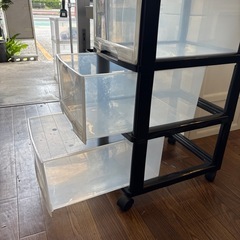 【収納プラケース 5段】クリーニング済み【管理番号13107】町の画像