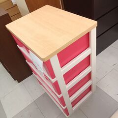 ★リユースのサカイ千葉中央店★期間限定割引有  ウッドトップチェスト  H79×D40×W55 クリーニング済み TC4022の画像