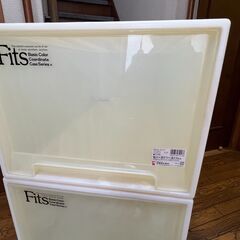 日本製プラケース（１段 X 3つ）（プラスチック製　収納ケース）の画像