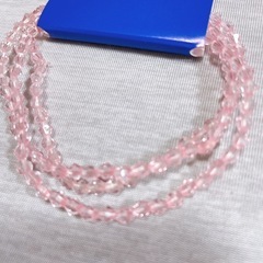 キラキラ ピンクのブレスレットの画像